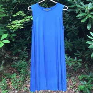 EUC Gap blue cutout shift dress
